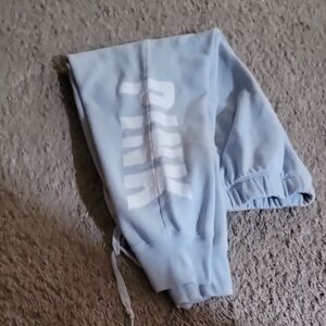 PINK Victoria's Secret Light Blue Joggers